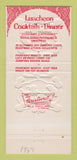 Matchbook Cover - Jumping Brook Restaurant Golf Club Neptune NJ 30 Strike