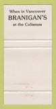 Matchbook Cover - Gallagher's Restaurant Victoria BC 30 Strike