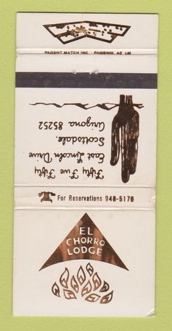 Matchbook Cover - Le Chorro Lodge Scottsdale AZ WEAR 30 Strike