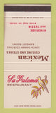 Matchbook Cover - La Paloma Mexican Restaurant CA WEAR 30 Strike