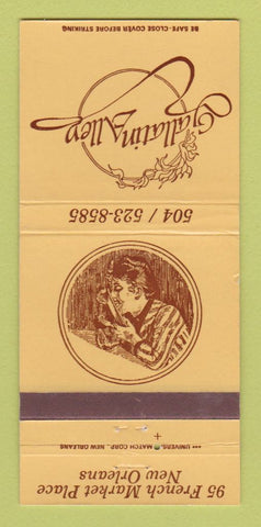 Matchbook Cover - Gallatin Allen New Orleans LA  30 Strike