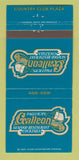 Matchbook Cover - Paglucia's Galleon Restaurant Sacramento CA 30 Strike