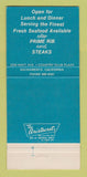 Matchbook Cover - Paglucia's Galleon Restaurant Sacramento CA 30 Strike