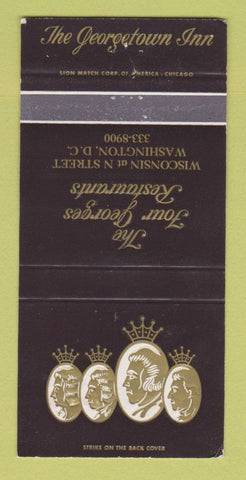 Matchbook Cover - Four Georges Restaurnts Washington DC 30 Strike