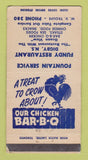 Matchbook Cover - Fundy Restaurant Digby NS WORN 30 Strike