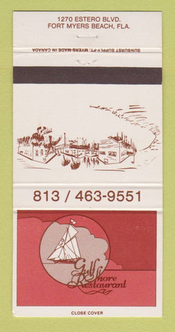 Matchbook Cover - Gulf Shore Restaurant Fort Myers Beach FL  30 Strike
