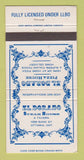 Matchbook Cover - El Dorado Steak House Ottawa ON 30 Strike