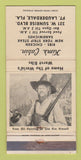 Matchbook Cover - Kim's Cabin Fort Lauderdale FL WORN 30 Strike