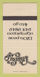 Matchbook Cover - Jo Mamas Olympia WA WEAR 30 Strike