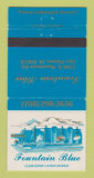 Matchbook Cover - Fountain Blue Des Plaines IL 30 Strike