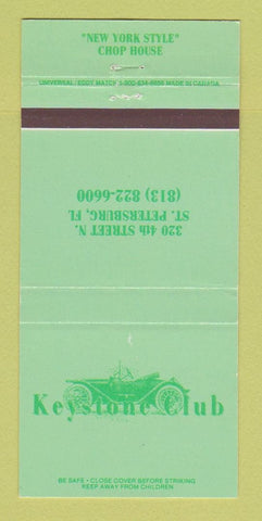 Matchbook Cover - Keystone Club Restaurant St Petersburg FL 30 Strike