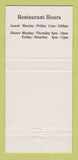 Matchbook Cover - Keystone Club Restaurant St Petersburg FL 30 Strike