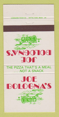 Matchbook Cover - Joe Bologna's Pizza 30 Strike