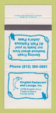 Matchbook Cover - Kingfish Restaurant Lounge Treasure Island FL 30 Strike