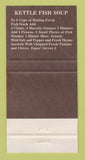 Matchbook Cover - A Kettle of Fish Vancouver BC 30 Strike
