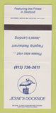 Matchbook Cover - Jesse's Dockside Restaurant Dunedin FL 30 Strike