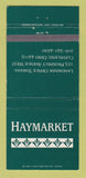 Matchbook Cover - Haymarket Cleveland OH restaurant 30 Strike