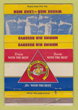 Matchbook Cover - Marine Air Service Training Glenview IL WORN 40 Strike
