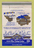 Matchbook Cover - Wagon Wheel Lodge Rockton IL WEAR 40 Strike