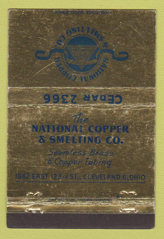 Matchbook Cover - National Copper and Smelting Cleveland OH 40 Strike