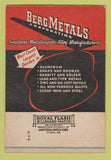 Matchbook Cover - Berg Metals Corp Los Angeles CA 40 Strike