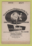 Matchbook Cover - Carolina Foundry Machine Works Spartansburg SC WORN 40 Strike
