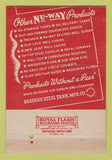 Matchbook Cover - Beatrice Steel Tank Beatrice NE 40 Strike