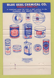 Matchbook Cover - Blue Seal Chemical Cement Cleaner Roselle Park NJ 40 Strike