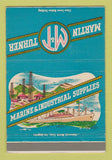 Matchbook Cover - Martin Turner Marine Supply Wilmington CA 40 Strike
