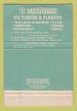 Matchbook Cover - Manitowoc Ice Machines WI WEAR 40 Strike