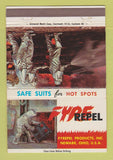 Matchbook Cover - Fyre Repel Fire Repellent Newark OH 40 Strike