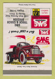 Matchbook Cover - GMC Truck Coach Division Chicago IL 40 Strike