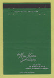 Matchbook Cover - Miss Koma Salon Coral Gables FL GREEN 40 Strike