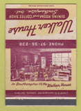 Matchbook Cover - Walker House Southampton ON WEAR 40 Strike