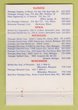 Matchbook Cover - Flamegas Equipment WEAR 40 Strike