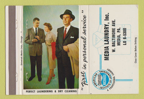 Matchbook Cover - Media Laundry Media PA 40 Strike