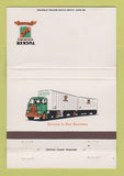 Matchbook Cover - Tucker Freight Lines Trucking WEAR 40 Strike