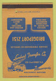 Matchbook Cover - Lambert Transfer Trucking Minneapolis MN 40 Strike