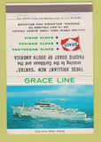 Matchbook Cover - Grace Line Cruise 40 Strike