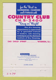 Matchbook Cover - Country Club Cleaners Warren RI 40 Strike