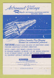 Matchbook Cover - Astronaut Village Laundry Dayton OH 40 Strike
