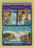 Matchbook Cover - Wisconsin Dells WI Tourism Winnebago Indians WEAR 40 Strike