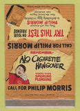 Matchbook Cover - Phillip Morris Cigarettes Tobacco 40 Strike