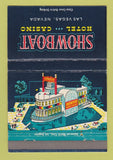 Matchbook Cover - Showboat Hotel Casino Las Vegas NV 40 Strike