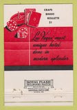 Matchbook Cover - Showboat Hotel Casino Las Vegas NV 40 Strike
