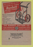 Matchbook Cover - Burdett Oxygen Welding Cable  Cleveland OH 40 Strike