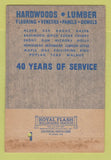 Matchbook Cover - Ehrlich Harrison Seattle WA 1943 Hard Woods 40 Strike
