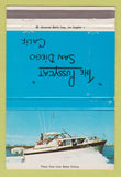 Matchbook Cover - The Pussycat San Diego CA WEAR 40 Strike