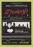 Matchbook Cover - Harpers II Strip Club girlie Greensboro NC 40 Strike