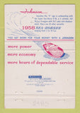 Matchbook Cover - Johnson Boat Motors Beland's Wilson NC 40 Strike